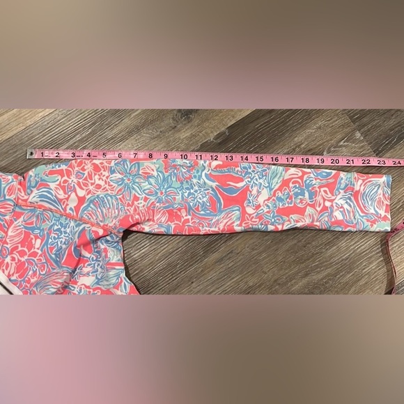 Lilly Pulitzer skipper 1/4 zip pullover in pink sun ray summer size XS - Picture 10 of 10